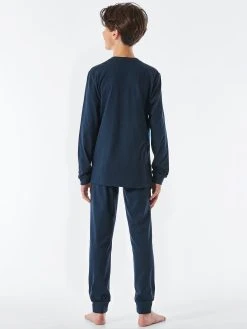 Schiesser Pyjama Feeling @ Home In Anthrazit -Schiesser Shop schiesser pyjama feeling at home in anthrazit 2