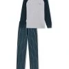 Schiesser Pyjama Feeling @ Home In Grau -Schiesser Shop schiesser pyjama feeling at home in grau