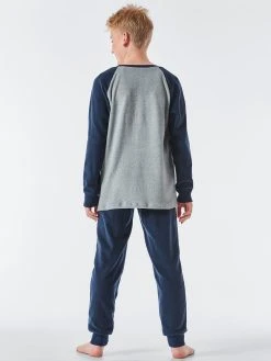 Schiesser Pyjama Feeling @ Home In Grau -Schiesser Shop schiesser pyjama feeling at home in grau 5