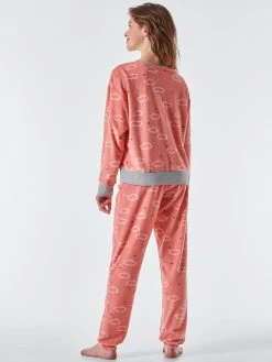 Schiesser Pyjama Growth Feeling @ Home In Rosa -Schiesser Shop schiesser pyjama growth feeling at home in rosa 2