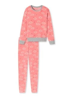 Schiesser Pyjama Growth Feeling @ Home In Rosa