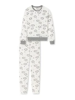 Schiesser Pyjama Growth Feeling @ Home In Weiß