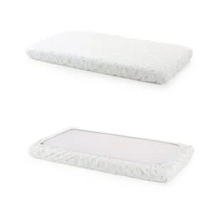 Stokke Spannbetttuch Home, 2 Stück Rabbit In Weiß 3 Stokke Spannbetttuch Home, 2 Stück Rabbit In Weiß