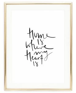 Tales By Jen Poster / Kunstdruck "Home Is Where My Heart Is" I Ohne Rahmen -Schiesser Shop tales by jen poster kunstdruck home is where my heart is i ohne rahmen 2
