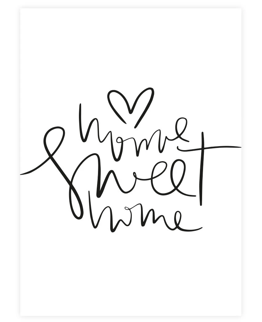 Tales By Jen Poster / Kunstdruck "Home Sweet Home" I Ohne Rahmen 4 Tales By Jen Poster / Kunstdruck "Home Sweet Home" I Ohne Rahmen – Bild 2