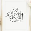 Tales By Jen Poster / Kunstdruck "Home Sweet Home" I Ohne Rahmen -Schiesser Shop tales by jen poster kunstdruck home sweet home i ohne rahmen