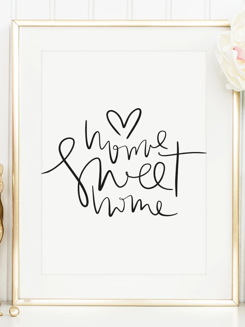 Tales By Jen Poster / Kunstdruck "Home Sweet Home" I Ohne Rahmen 3 Tales By Jen Poster / Kunstdruck "Home Sweet Home" I Ohne Rahmen