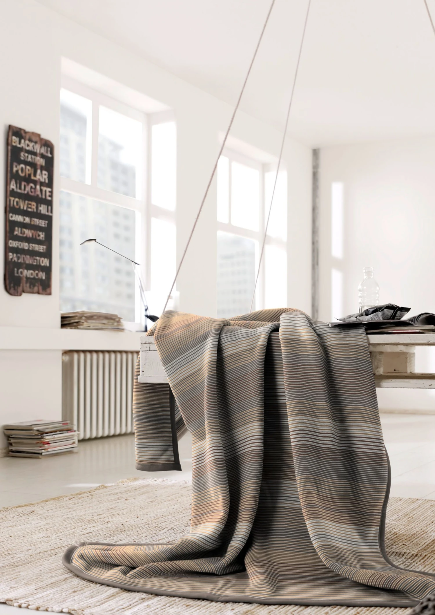 Traumschloss Cotton Home Wohndecke Lines In Beige 3 Traumschloss Cotton Home Wohndecke Lines In Beige