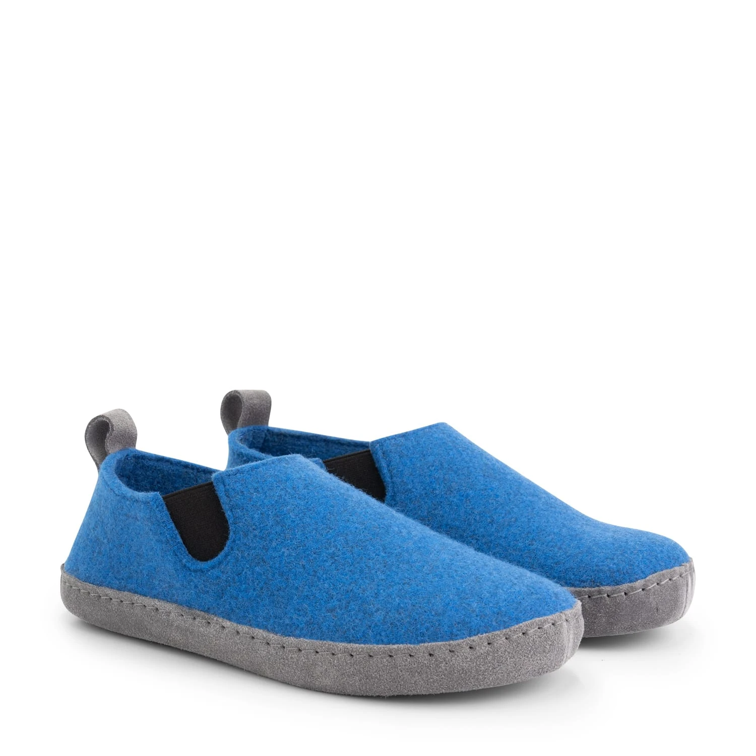 Travelin Filzpantoffeln In-Home In Blau 4 Travelin Filzpantoffeln In-Home In Blau – Bild 2