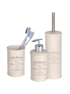 Wenko Bad-Accessoire Set Home 3-teilig In Beige -Schiesser Shop wenko bad accessoire set home 3 teilig in beige 8